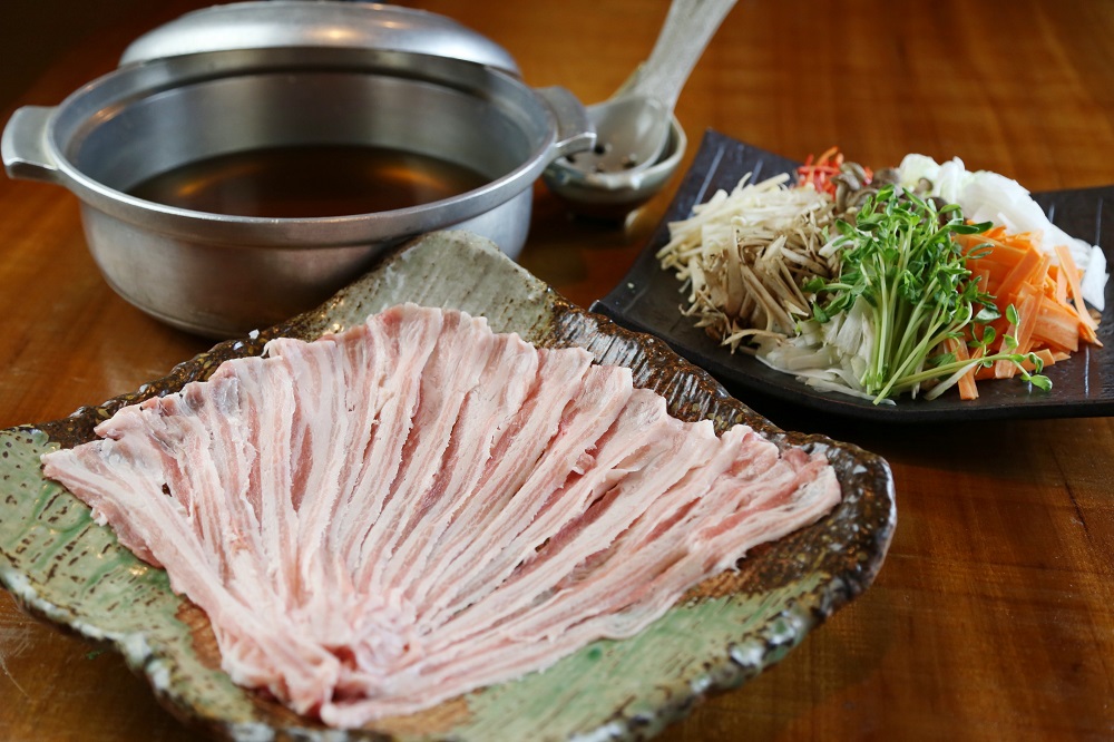 【地元福山の逸品豚肉をどうぞ!】豚しゃぶコース